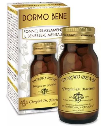 Dr. Giorgini Dormo Bene Integratore Rilassante 80 Pastiglie Dr. Giorgini Dormo Bene Integratore Rilassante 80 Pastiglie