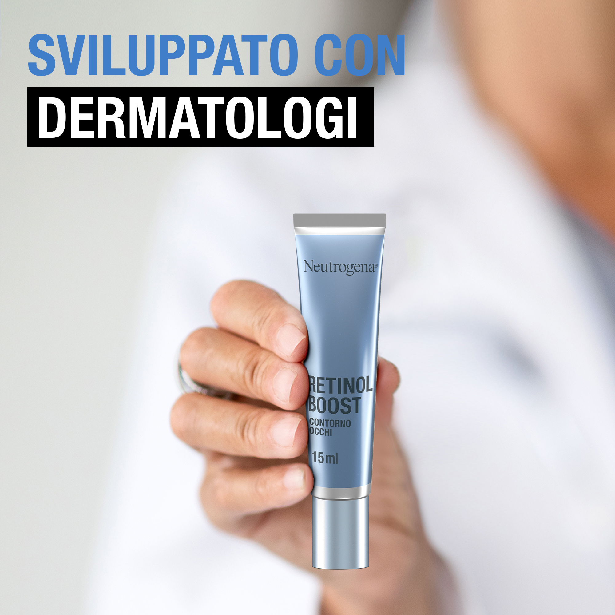 Neutrogena Retinol Boost Crema Contorno Occhi 15 ml, Con Retinolo Puro e Acido Ialuronico antirughe Neutrogena Retinol Boost Crema Contorno Occhi 15 ml, Con Retinolo Puro e Acido Ialuronico antirughe
