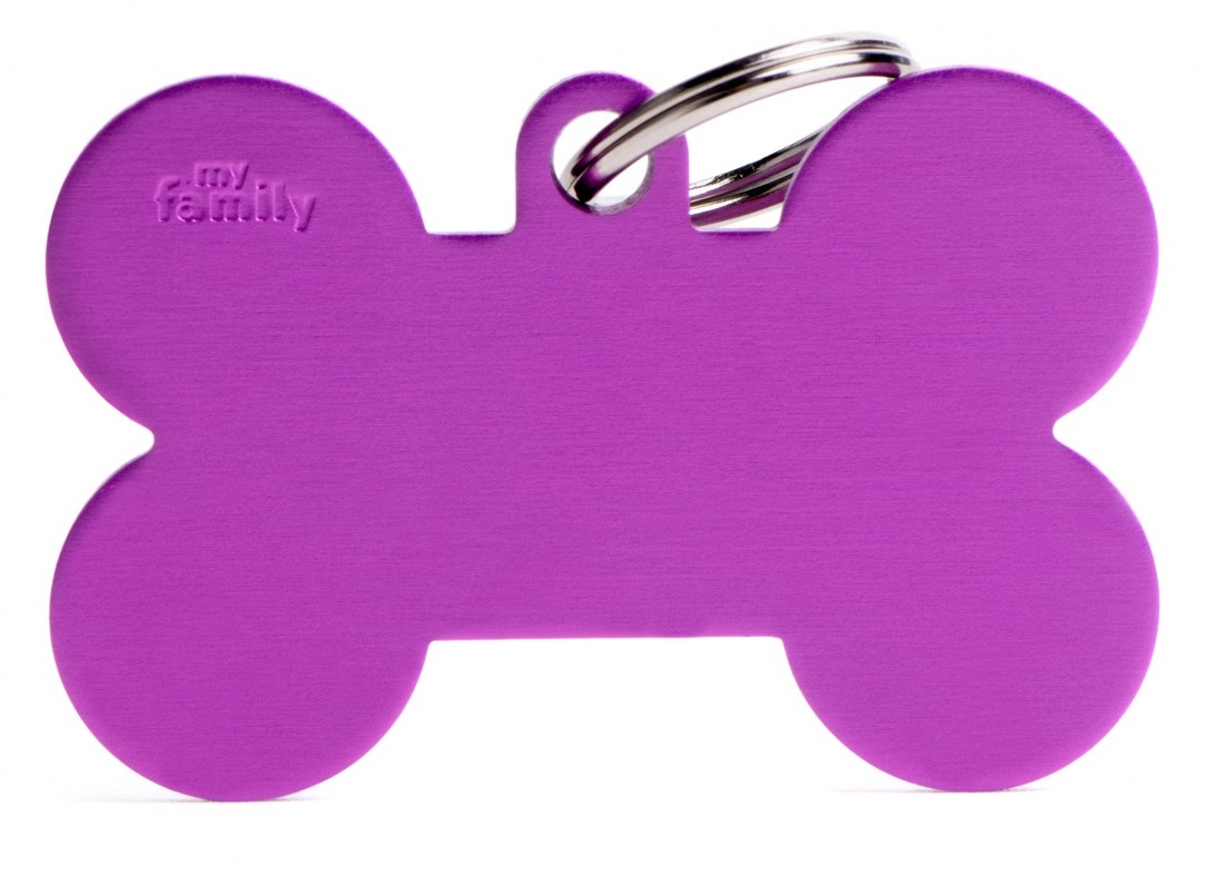 MY FAMILY MEDAGLIETTA OSSO (XL) VIOLA (REF. MFXL04)