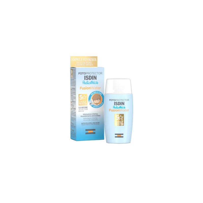 Isdin - Fotoprotector Pediatrics Fusion Water SPF50 Protezione Solare Viso Per Bambini 50 ml