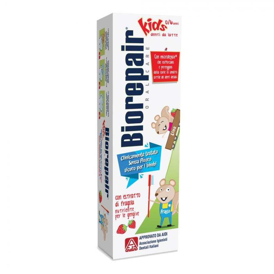 Biorepair Dentifricio Kids 0-6 Anni Gusto Fragola 50 ml Biorepair Dentifricio Kids 0-6 Anni Gusto Fragola 50 ml