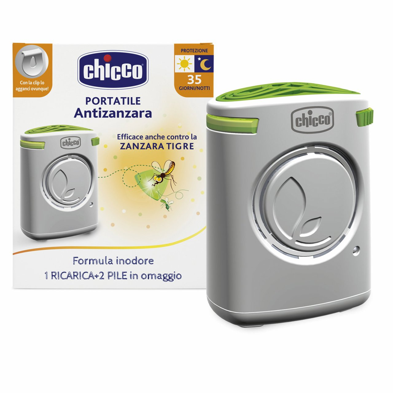 Chicco Dispositivo Antizanzare Biocida Portatile Chicco Dispositivo Antizanzare Biocida Portatile