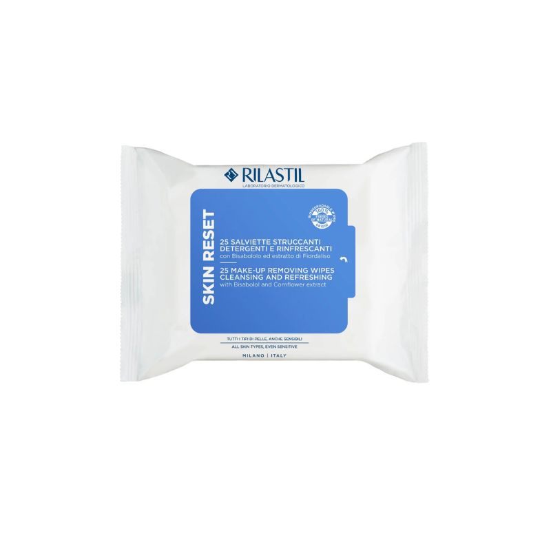 Rilastil Skin Reset - 25 Salviette Struccanti Detergenti E Rinfrescanti