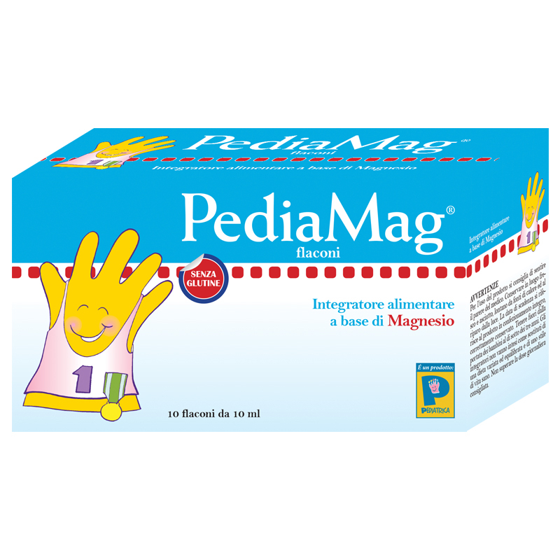 Pediamag Integratore Di Magnesio E Vitamina C 10 Flaconcini 10 ml