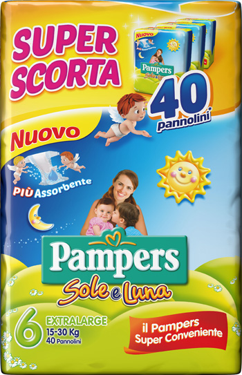 PAMPERS SOLE&LU TRIO XL 40 0073