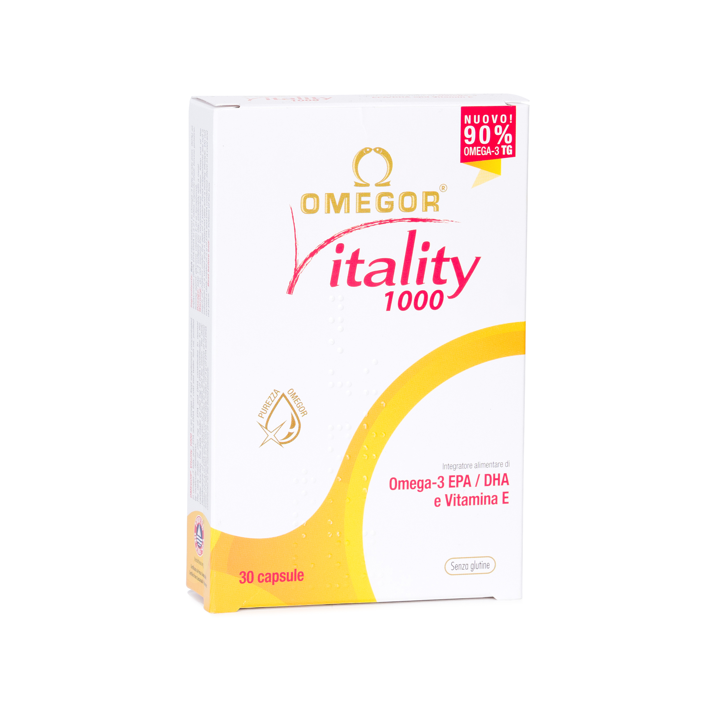 Omegor Vitality 1000 - Integratore per cuore e circolazione - 30 perle