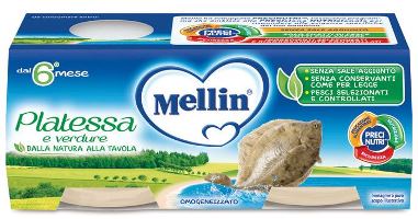 Mellin Omogeneizzato di Platessa 2 x 80 g Mellin Omogeneizzato di Platessa 2 x 80 g