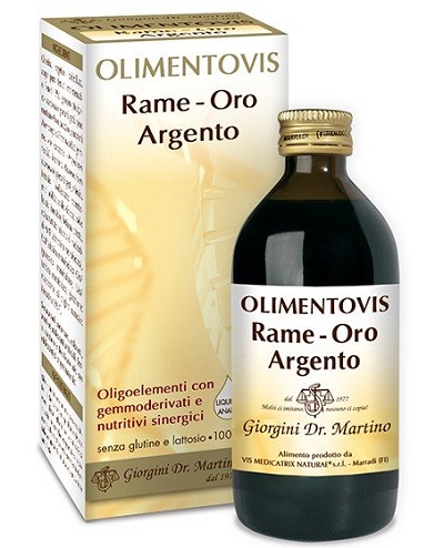 Dr. Giorgini Olimentovis Rame Oro Argento Liquido Analcoolico 200 ml Dr. Giorgini Olimentovis Rame Oro Argento Liquido Analcoolico 200 ml