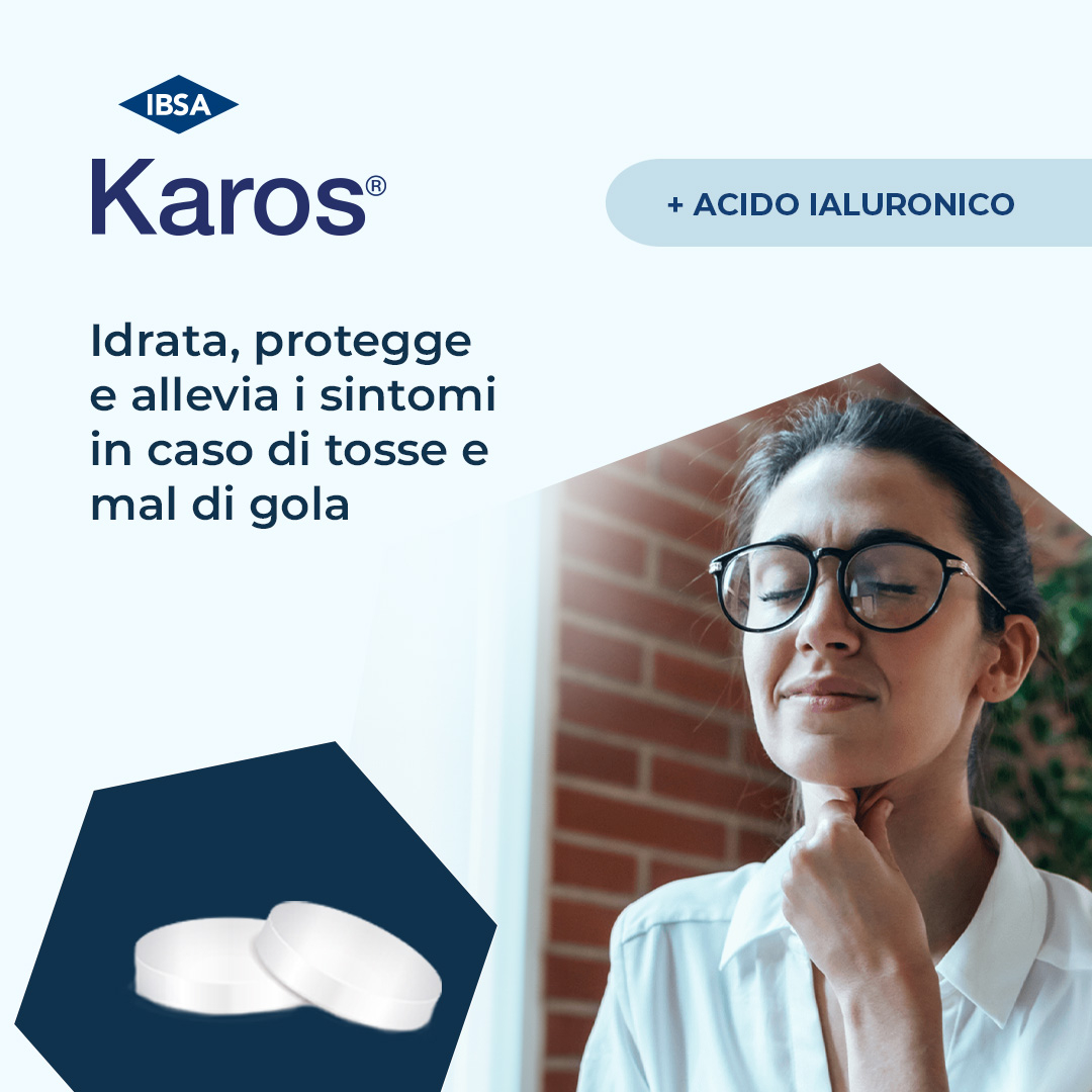 Karos Gola Gusto Limone per Gola Infiammata 20 Pastiglie