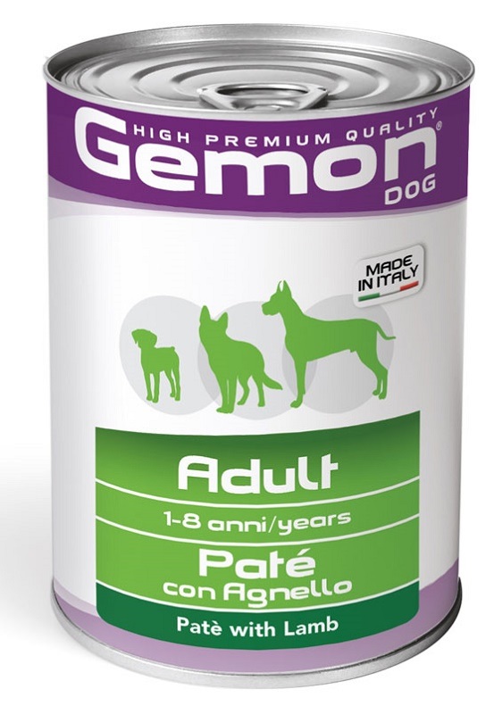 GEMON PATE' ADULT AGNELLO 400G