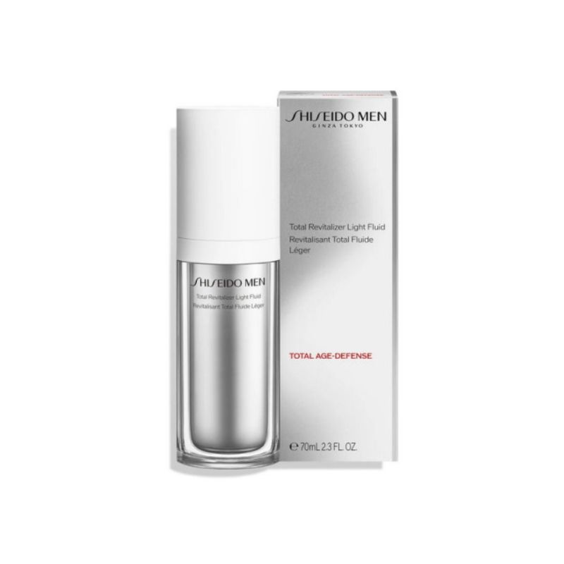 Shiseido - Men Total Revitalizer Light Fluid - Lozione Viso Idratante Antirughe 70 ml