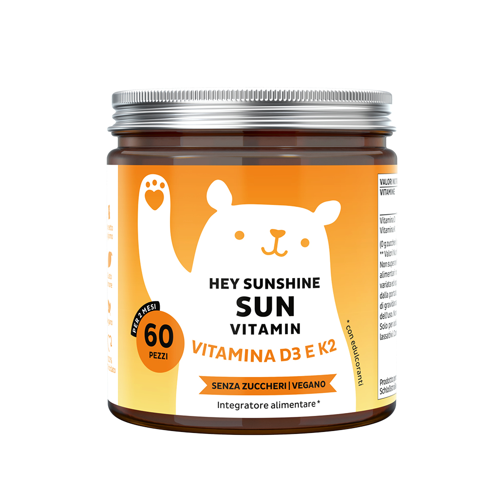 Bears With Benefits - Hey Sunshine Sun Vitamin 60 Orsetti - Integratore Di Vitamina D3 E K2