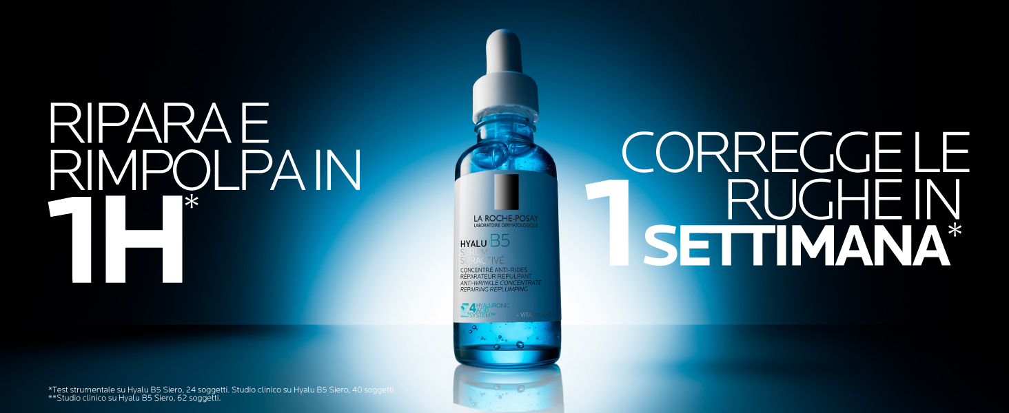 La Roche-Posay Nuovo Hyalu B5 Siero Concentrato Anti-Rughe. Adatto a tutti i Tipi di Pelle e fototipi. 30ml​