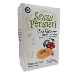 Buranellini Senza Pensieri Ripieni Alla Ciliegia Senza Glutine Monodose 25 g