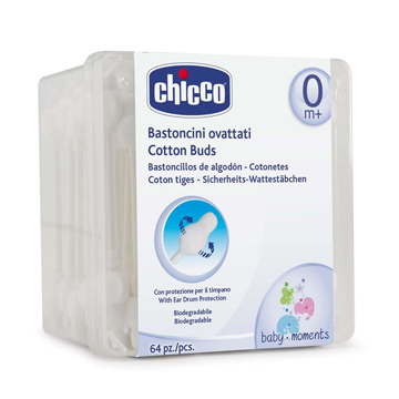 Chicco Bastoncini Ovattati 64 Pezzi Chicco Bastoncini Ovattati 64 Pezzi