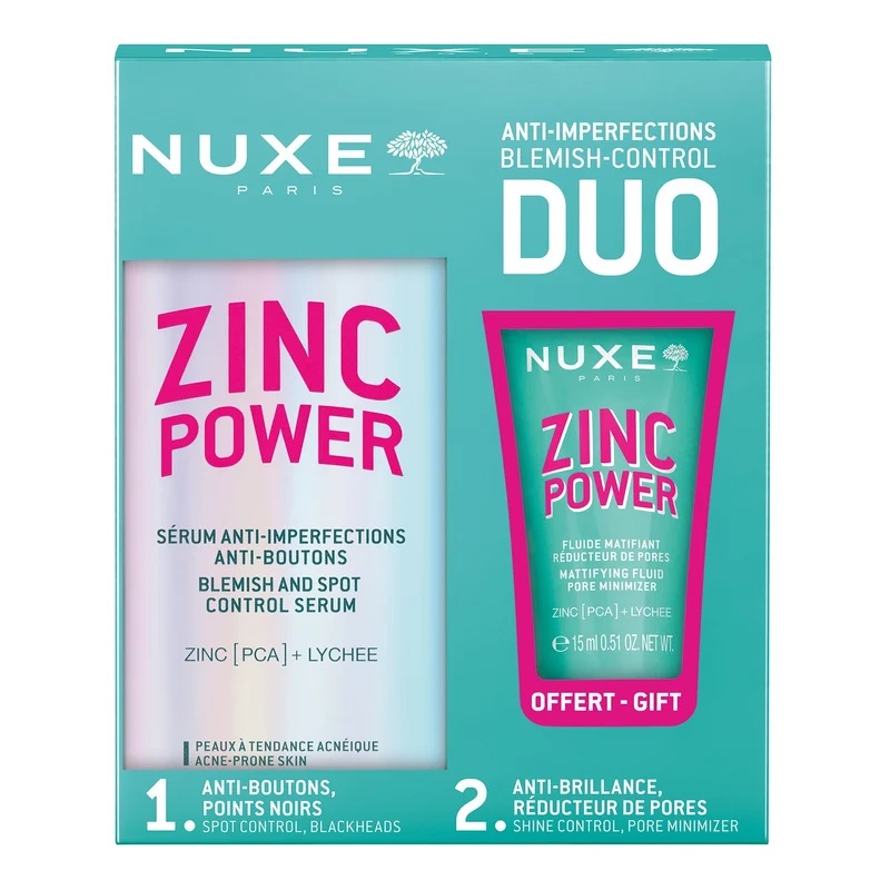 NUXE ZINC POWER SIERO+FLUIDO