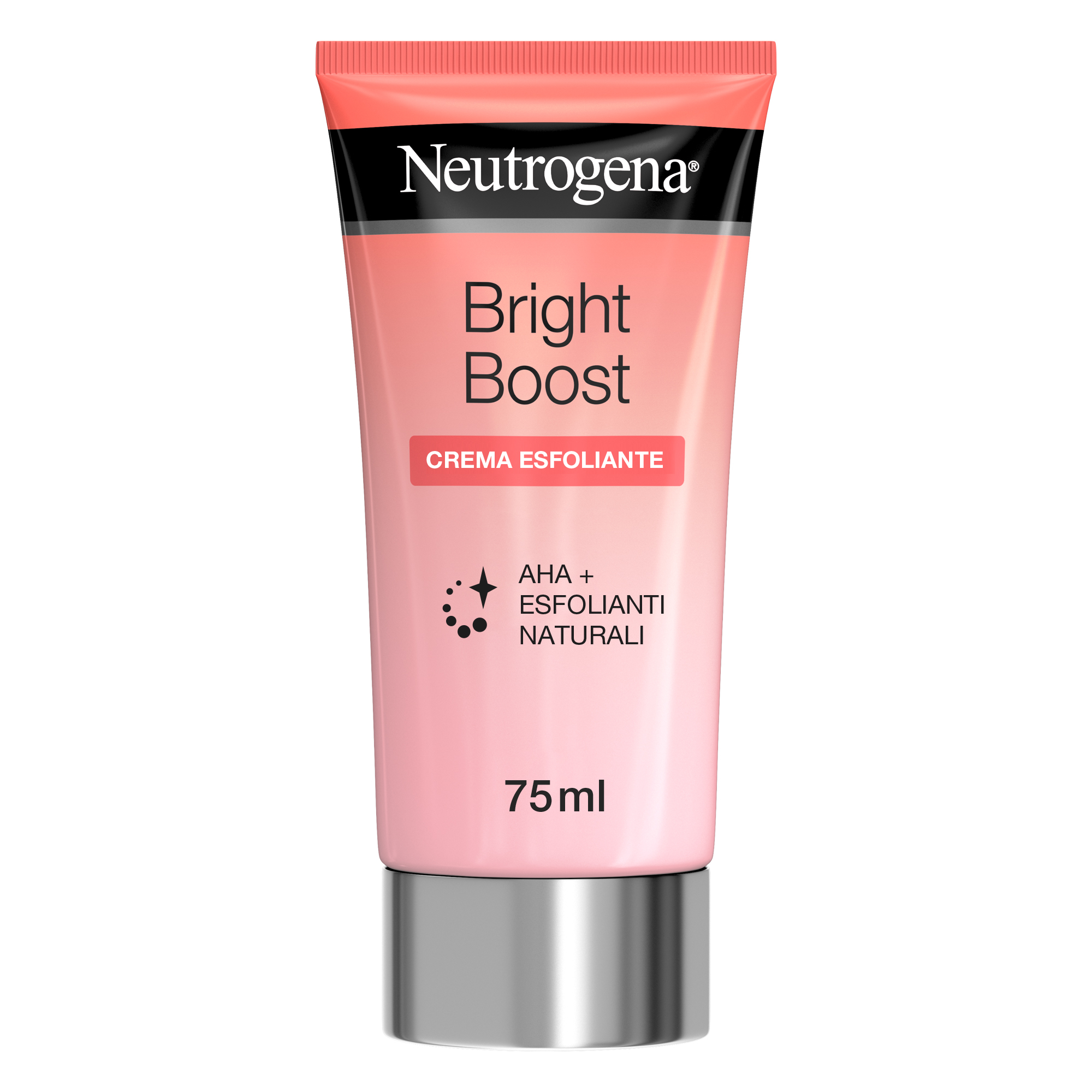 Neutrogena Bright Boost Esfoliante Viso per illuminare la pelle con AHA Glicolico e Mandelico 75ml