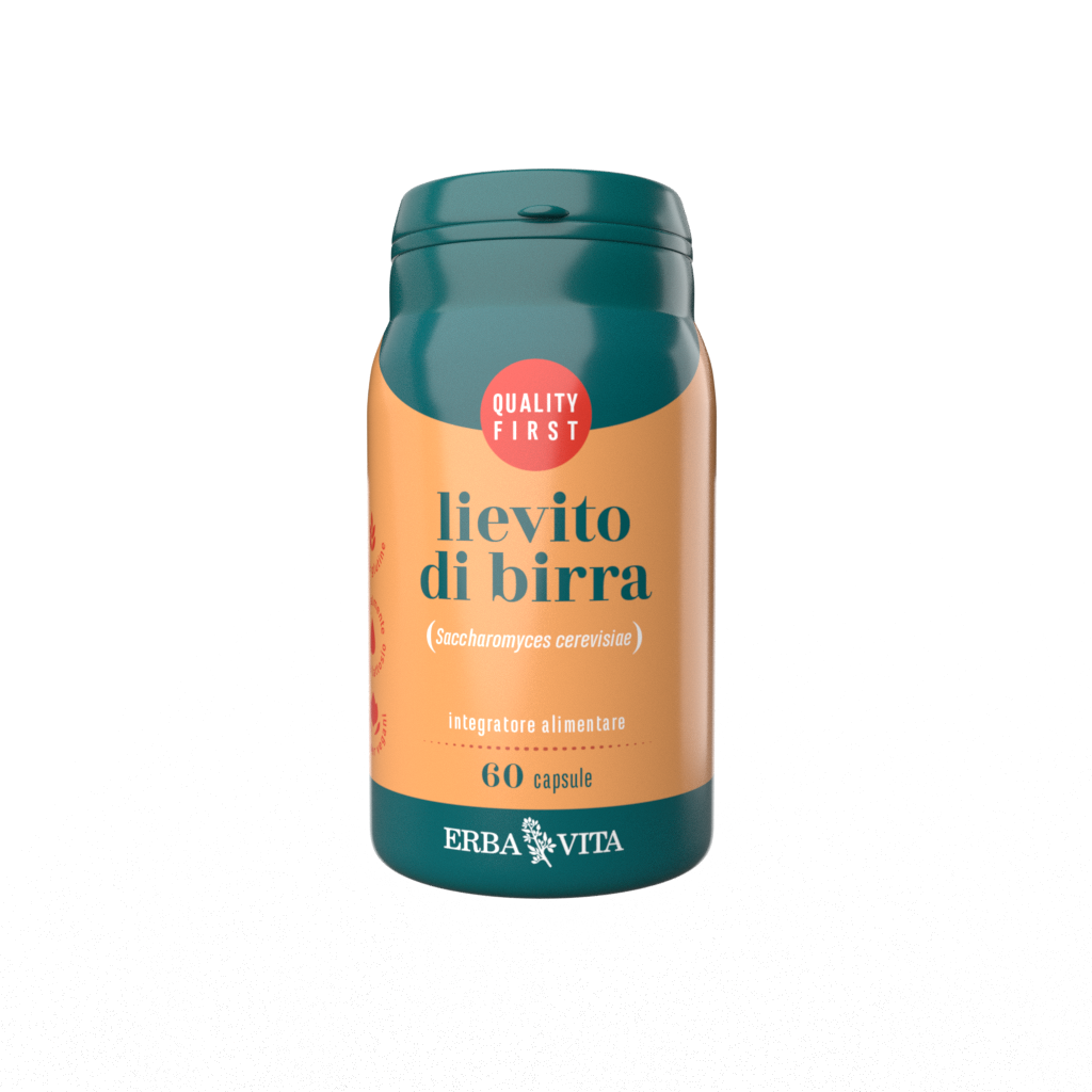 Erba Vita Lievito Di Birra Integratore Pelle Capelli Unghie 60 Capsule Erba Vita Lievito Di Birra Integratore Pelle Capelli Unghie 60 Capsule