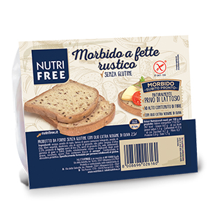 Nutri Free Pane Rustico A Fette Morbido Senza Glutine 165 g