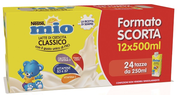 MIO LATTE CRESCITA CLASS 12PZ