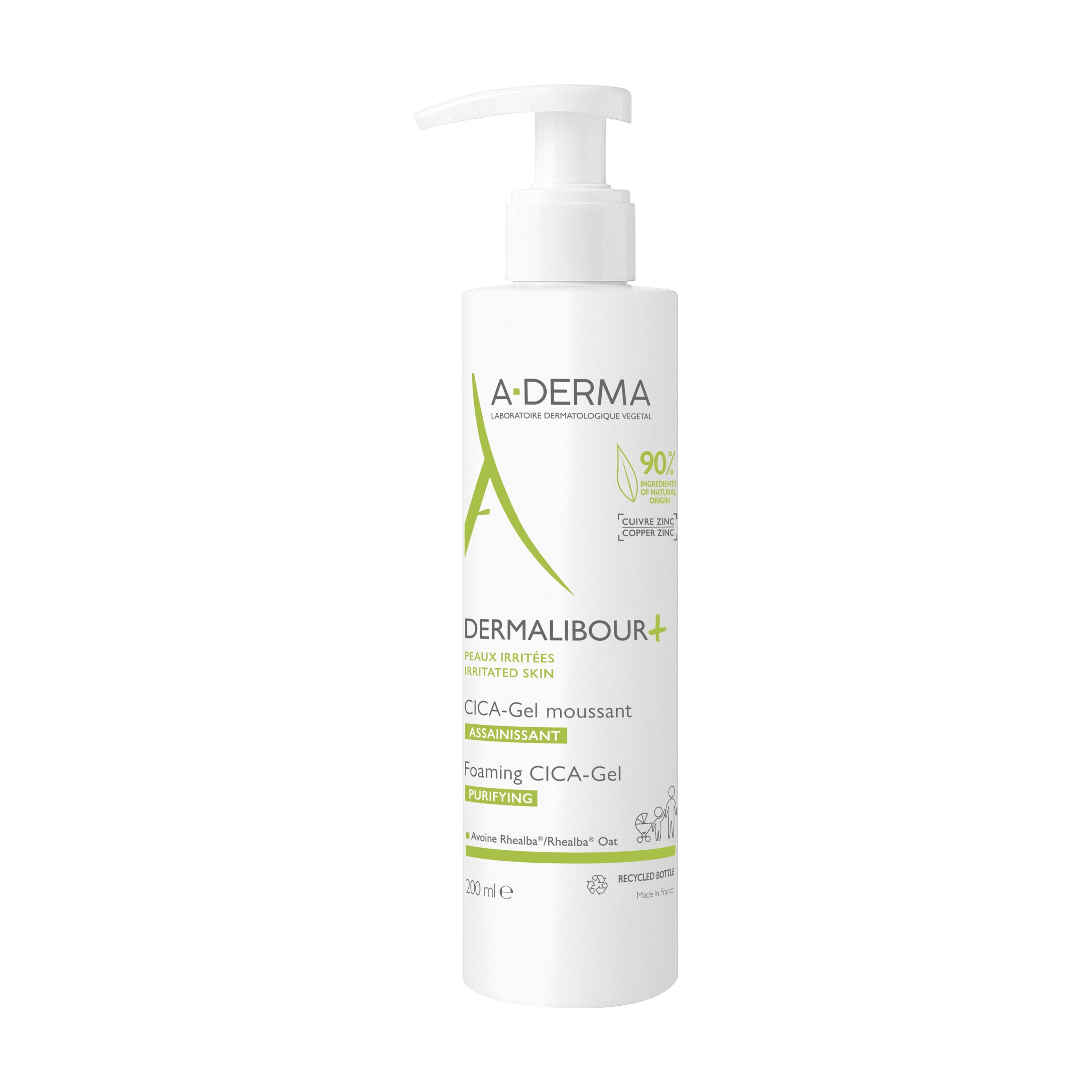 A-Derma Dermalibour+ - Cica Gel Detergente Purificante Per Pelli Irritabili 200 ml
