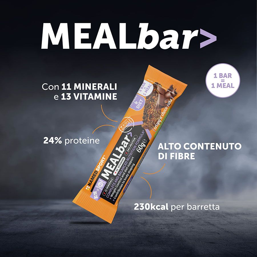 Named Sport Mealbar - Barretta Sostitutiva Del Pasto Gusto Crispy N' Choco 60 g