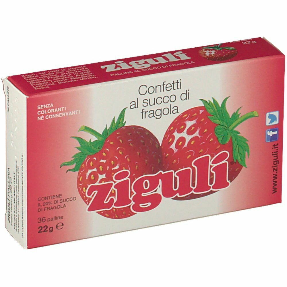 Zigulì Fragola 36 Caramelle Zigulì Fragola 36 Caramelle