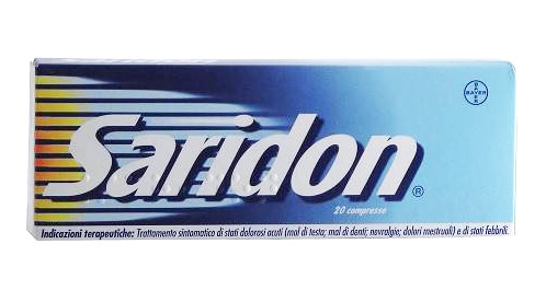 Saridon Compresse Paracetamolo / Propifenazone Antipiretico 20 Compresse Saridon Compresse Paracetamolo / Propifenazone Antipiretico 20 Compresse
