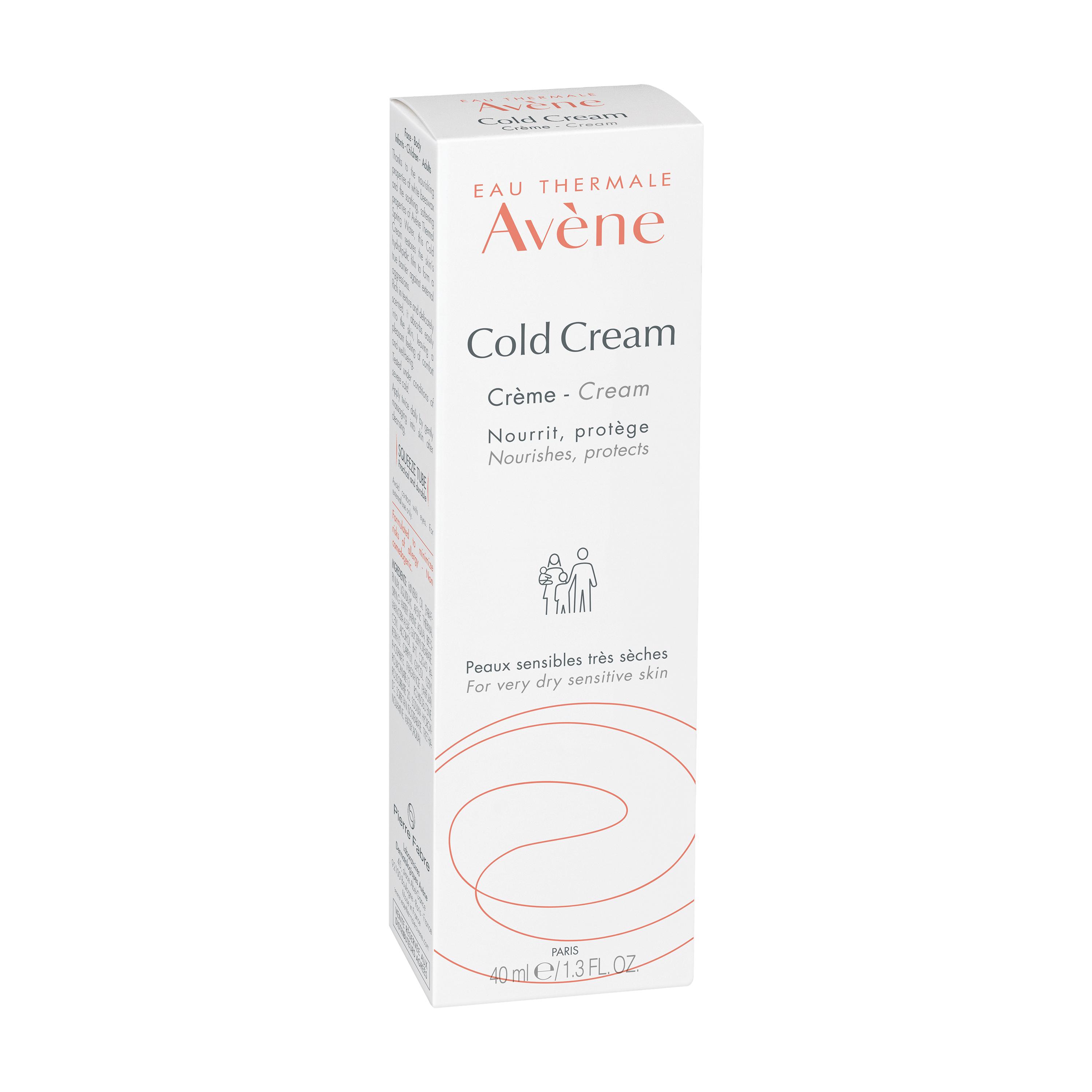 Avène Cold Cream - Crema Nutriente, Idratante, Protettiva Per Pelle Sensibile Molto Secca Viso E Corpo 40 ml