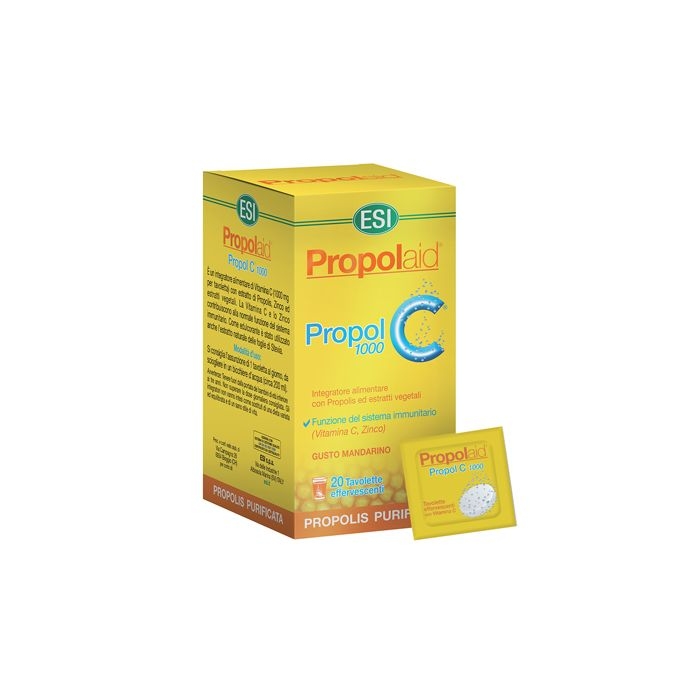 Esi Propolaid Propol C 1000 mg Integratore Difese Immunitarie 20 Compresse Esi Propolaid Propol C 1000 mg Integratore Difese Immunitarie 20 Compresse