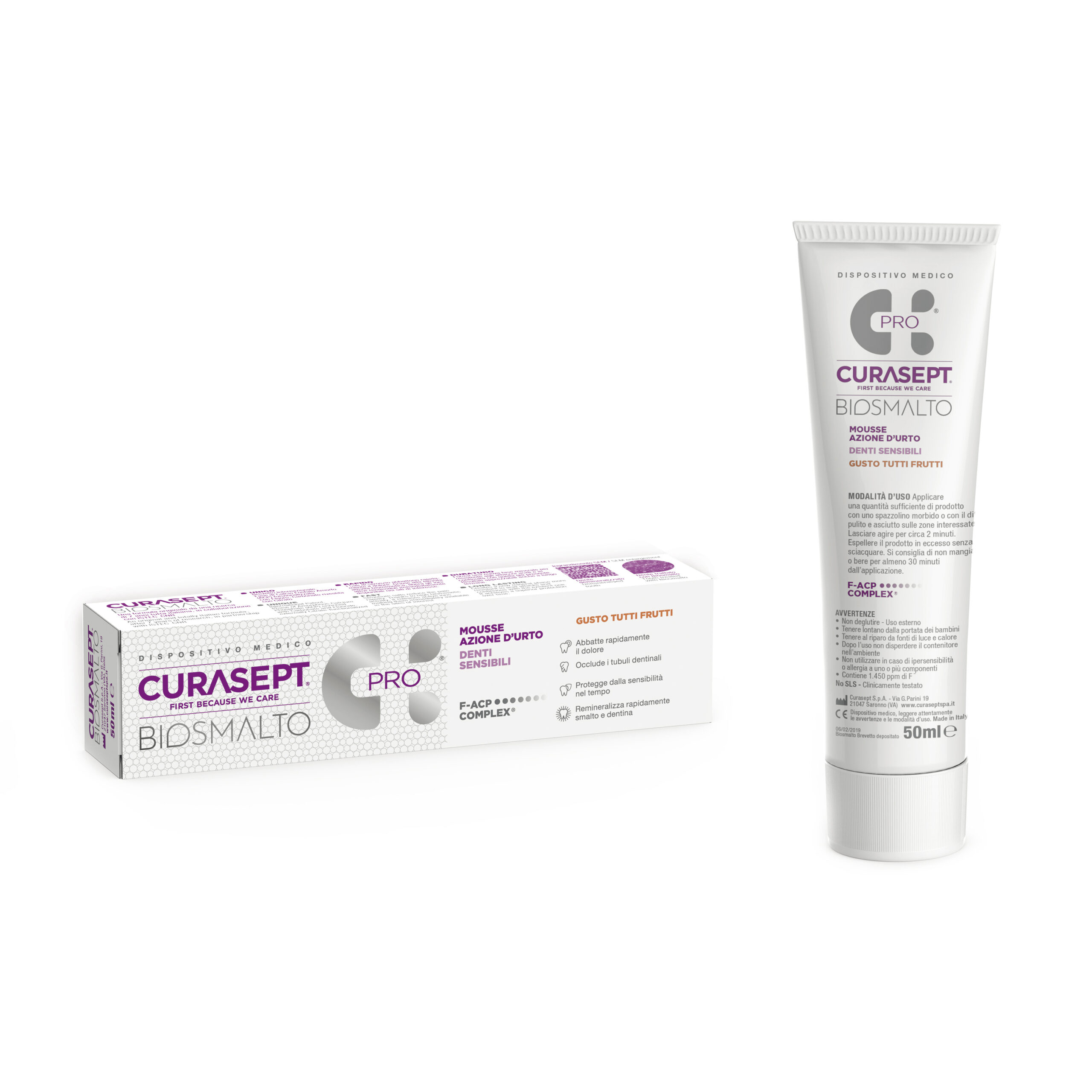 Curasept Biosmalto Mousse Denti sensibili 50 ml