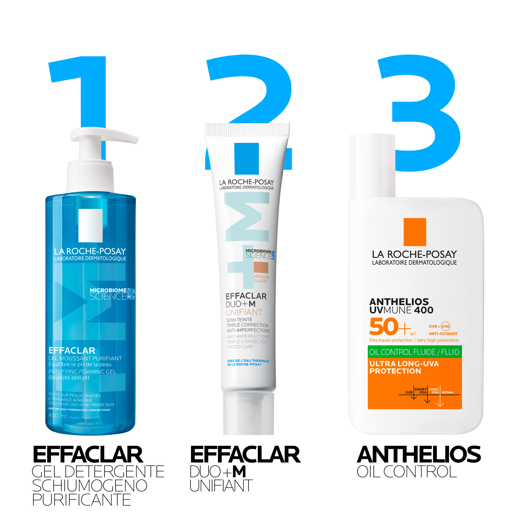 La Roche-Posay Effaclar Duo+M Unifiant - Trattamento Colorato Anti-Imperfezioni 40 ml Medium