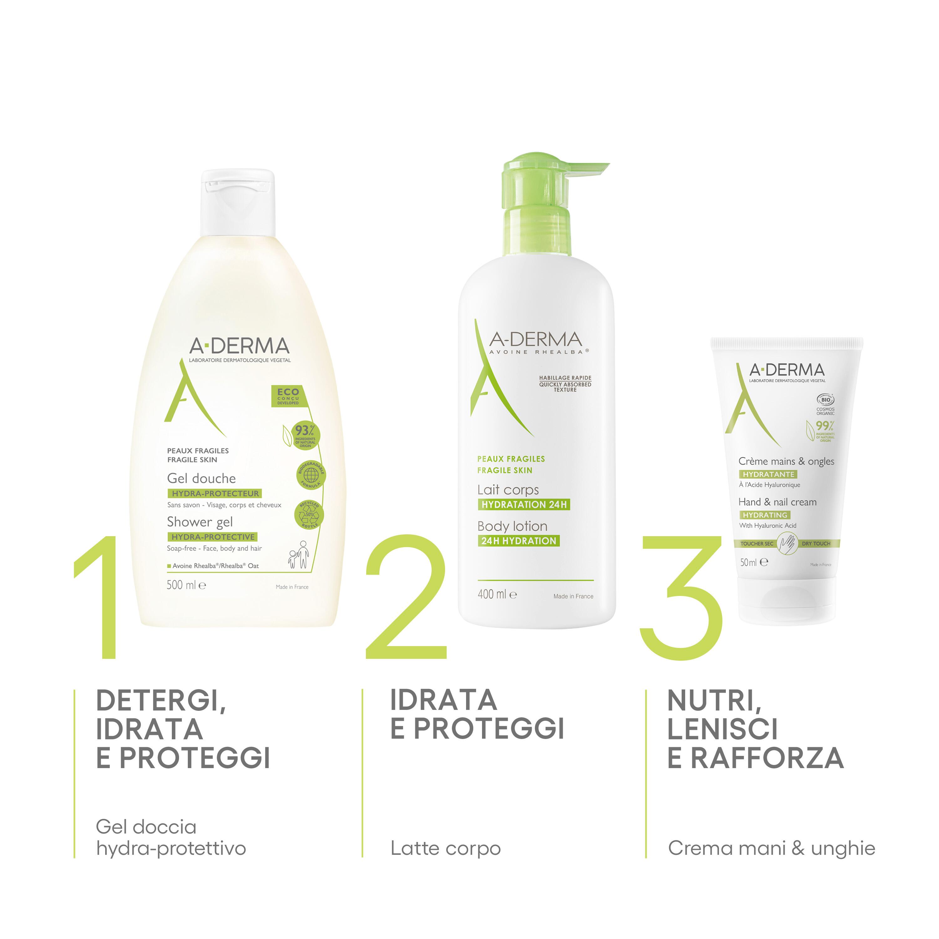 A-Derma Les Indispensables - Crema Idratante Mani E Unghie 50 ml