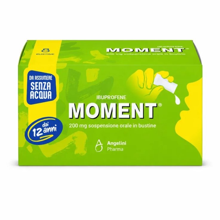 MOMENT SOLUZIONE ORALE SOSPENSIONE IN BUSTINE 8 BUSTINE 200MG