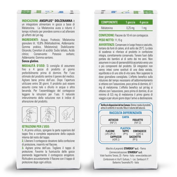 ANSIPLUS DOLCENANNA 10ML ANSIPLUS DOLCENANNA 10ML