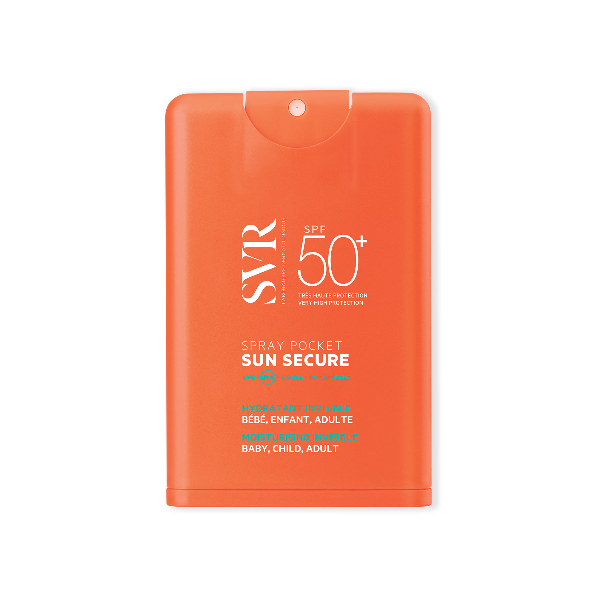 SVR SUN SECURE Spray Pocket SPF50+ 20mL 