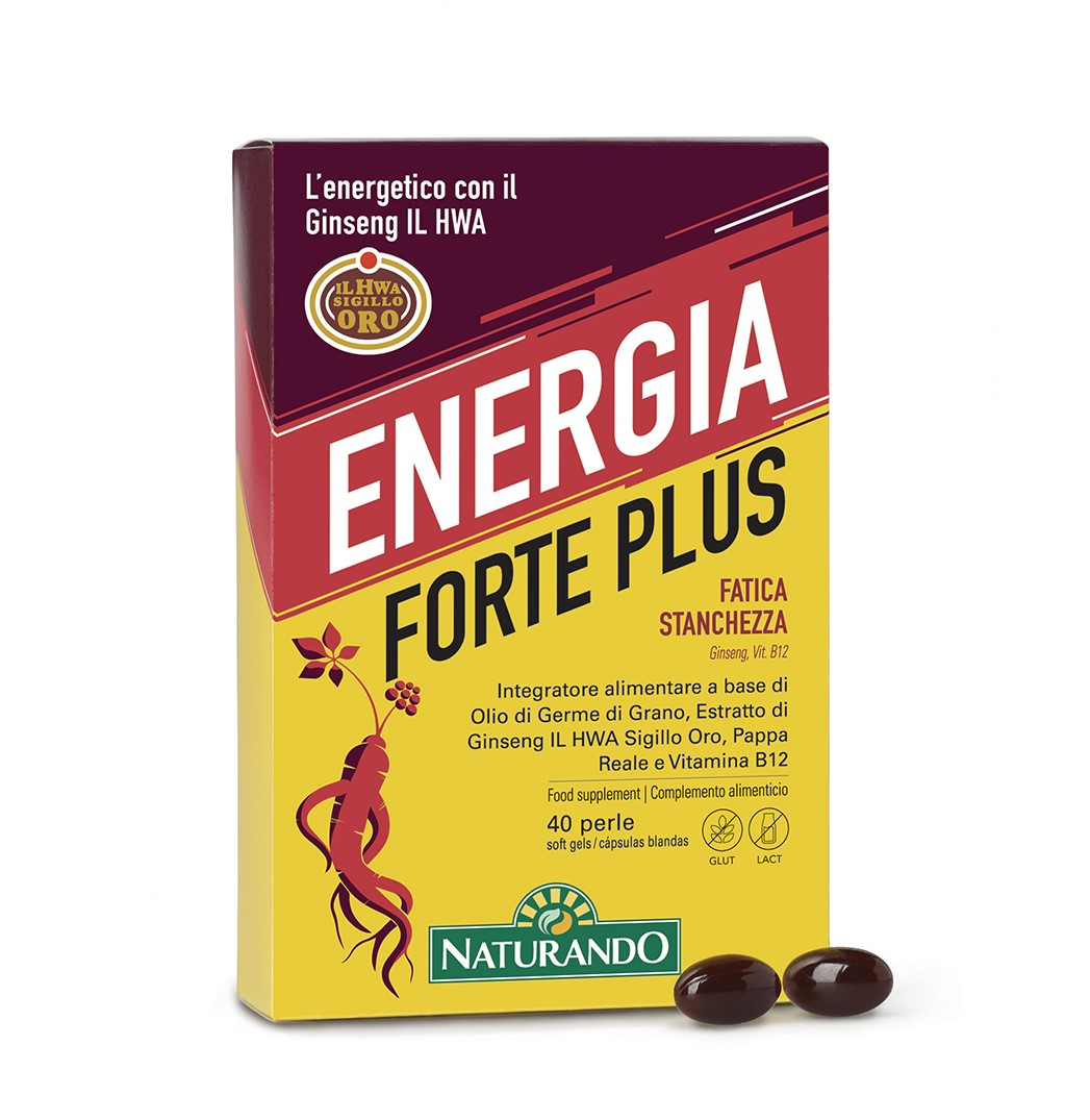 Naturando Energia Forte Plus Integratore 40 Perle Naturando Energia Forte Plus Integratore 40 Perle