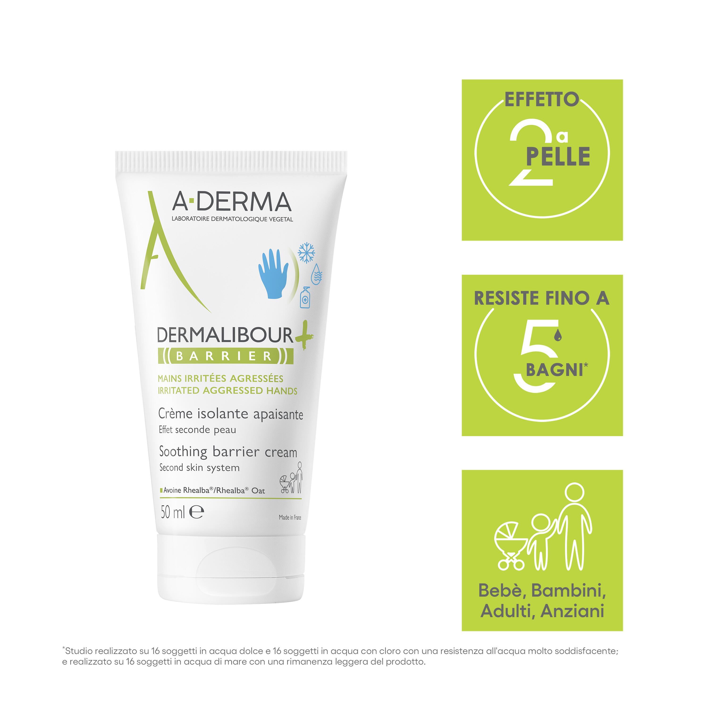 A-Derma Dermalibour+ Barrier - Crema Isolante Lenitiva Per Pelle Irritabile E Fragilizzata 50 ml 