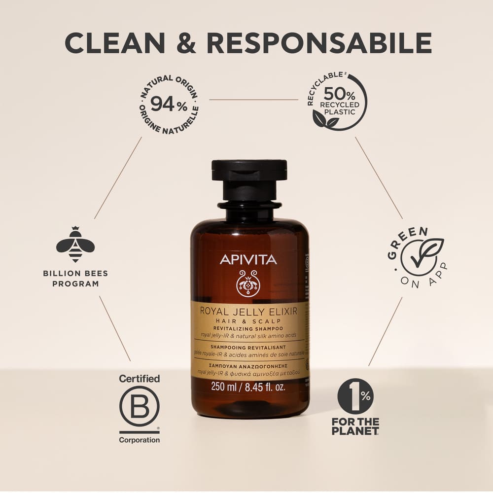 Apivita Royal Jelly Elixir - Shampoo Rivitalizzante 250 ml