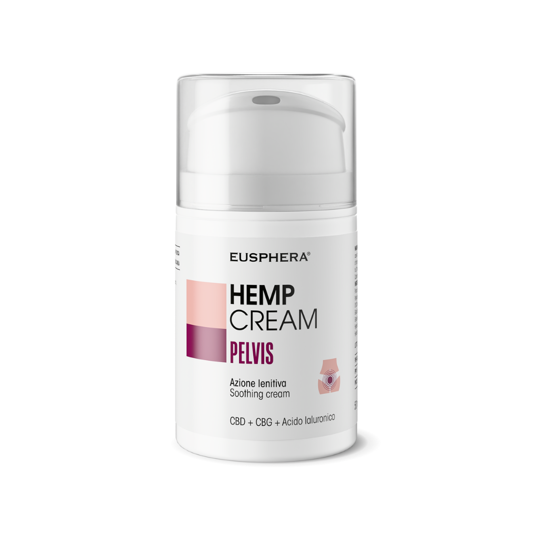 Eusphera Hemp Cream Pelvis - Crema Lenitiva Naturale Per Prurito Intimo E Vulvodinia 50 ml