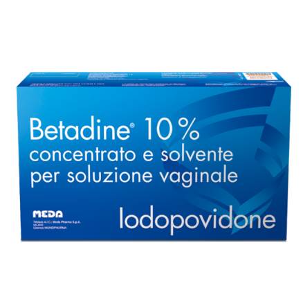 Betadine - Soluzione vaginale al 10% - 5 fialoidi+ 5 flaconi + 5 cannule Betadine - Soluzione vaginale al 10% - 5 fialoidi+ 5 flaconi + 5 cannule