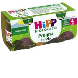 Hipp Biologico Omogeneizzato Prugna e Mela  2x80g Hipp Biologico Omogeneizzato Prugna e Mela  2x80g