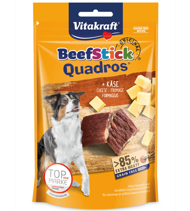 VITAKRAFT CANE SNACK QUADROS CON FEGATO E PATATE 70GR