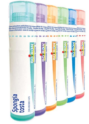 Boiron Spongia Tosta 6CH Granuli Tubo