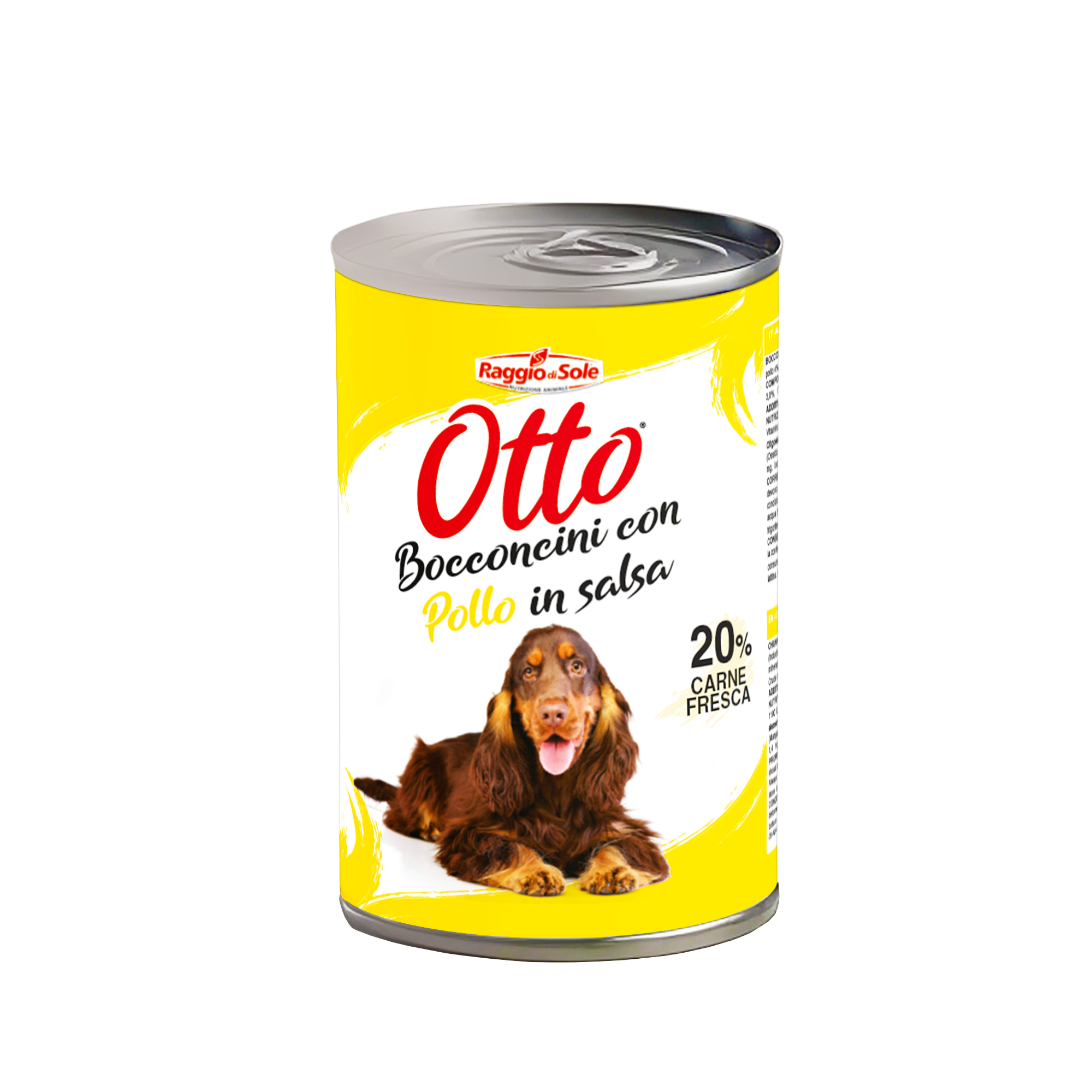 RAGGIO DI SOLE OTTO CANE BOCCONI SALSA POLLO 415GR (lattina)