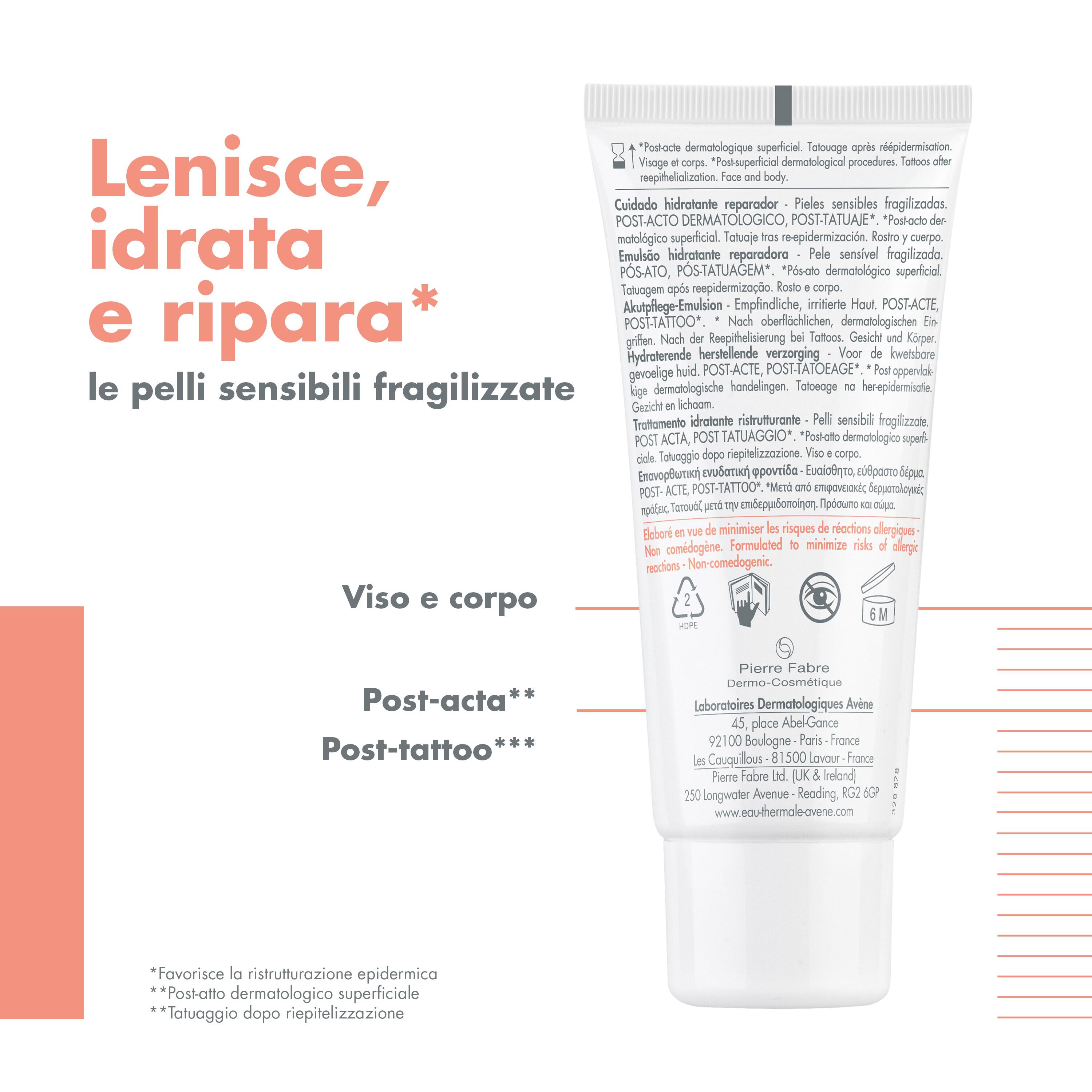 Avène Cicalfate+ - Trattamento Idratante Ristrutturante Post Acta E Post Tatuaggio 40 ml