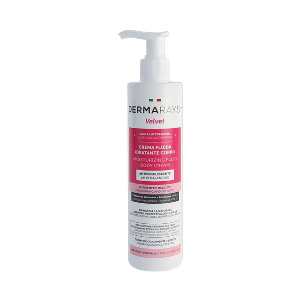 DERMARAYS VELVET CREMA FLUIDA IDRATANTE CORPO 250ML