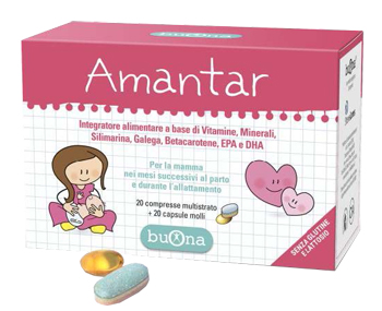 Buona Amantar Integratore multivitaminico per la mamma 20 compresse + 20 capsule