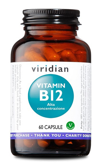VIRIDIAN Vitamin B12 High 60 Cps  Natur