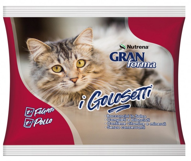 RAGGIO DI SOLE GRAN FORMA GATTO GOLOSETTI SALSA FEGATO/POLLO 4x100GR (bustina) MULTIPACK